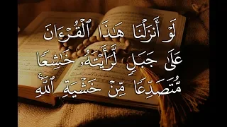 لو انزلنا هذا القران على جبل   خواتيم سورة الحشر   عبد الفتاح سماحة   تلاوة تريح القلب دندنها