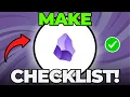 How to Make a Checklist in Obsidian