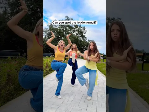 Can you SPOT the hidden emoji?! 👀 (SCOOBY DOO PA PA Dance 🔥) | Triple Charm #Shorts