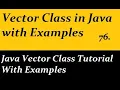 Java Vector Class Tutorial With Examples
