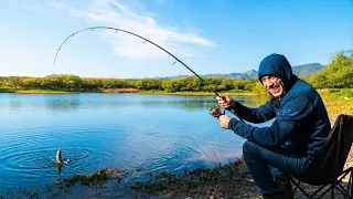 PESCA en el LAGO y CAMPING solo 1 NOCHE