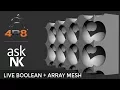 Zbrush 4R8 - Live Boolean Array Mesh