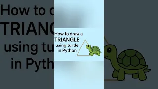 Draw a Triangle in Python with Turtle Under a Minute Tutorial