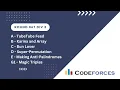 Codeforces Round 867 Div 3 A B C D E G1 Editorial C
