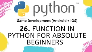Function in Python Python Tutorial For Absolute Beginners
