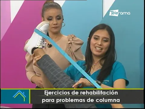 Ejercicios de rehabilitación para problemas de columna