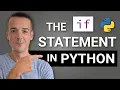 The Python if statement Introduction to conditional execution