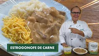 Como Fazer Estrogonofe de Carne: O Passo a Passo Mais Fácil e o Segredo do Molho Encorpado!