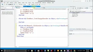 Visual Basic Simple calculator part 2