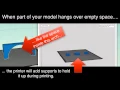 3d printing tip overhangs need support structures