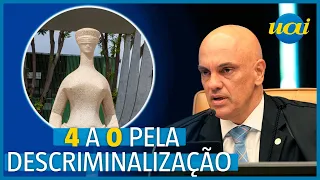 Moraes vota pela descriminalização do porte de maconha