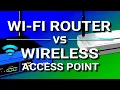 Wireless Access Point vs Wi-Fi Router
