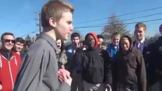 White Kid Kills it in High School Rap Battle Ashtin Larold