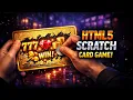 Scratch Card Game Source Code HTML5 Canvas JavaScript
