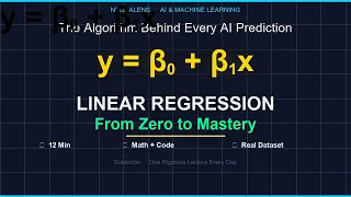 Linear Regression Explained Math Code Intuition from Scratch