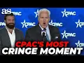 The CRINGEWORTHY MOMENT CPAC s own crowd EMBARRASED the ENTIRE Conservative Movement