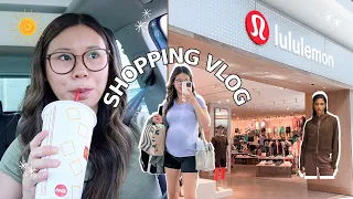 TRYING TO FIND THE LULULEMON JAVA SCUBA Baby Shower Dress Shopping Surviving a Heat Wave VLOG