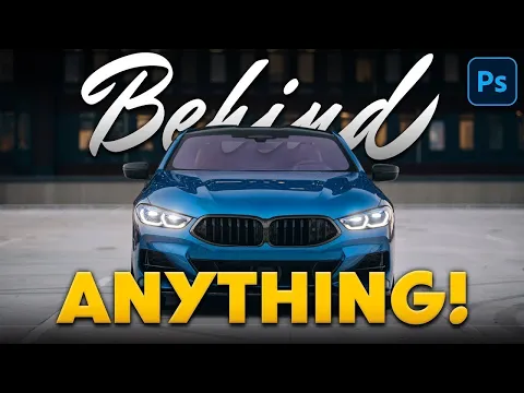 Place Text Behind An Object in Photoshop