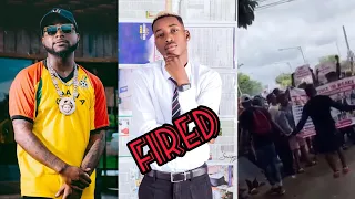davido fires lil frosh from dmw label massive protest against sars brutality in edo state