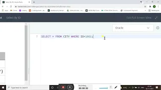 Select By ID HACKERRANK SOLUTION SQL ORACLE FOR BEGINNERS