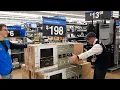 that Walmart guy is rocking a great deal on a TV stand with a fireplace