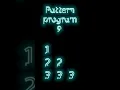 Pattern program 9 in c programming Number pattern c - 36