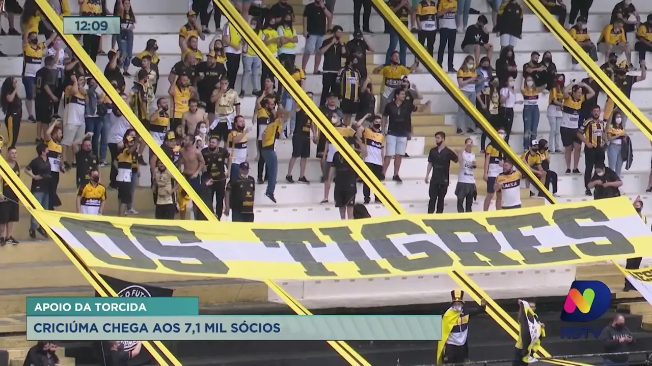Criciúma Esporte Clube chega aos 7,1 mil sócios