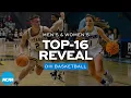 Top-16 seeds in DIII men s women s basketball right now