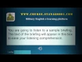 sample briefing with text