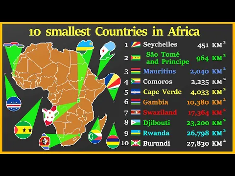 Download MP3 Top 10 smallest countries in Africa
