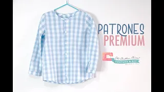 PATRONES: Camisa vichy para niños (tallas 1 - 12 años)