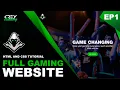 Full GAMING WEBSITE Tutorial HTML CSS