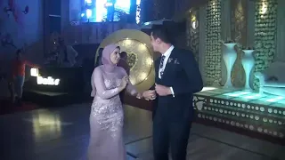 اجمل رقصه للعروسين ع اغنية غالي رووووعه دندنها