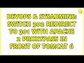 DevOps SysAdmins Switch 302 redirect to 301 with Apache 2 ProxyPass in front of Tomcat 6