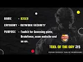 DZGEN TOOL - Scan ports website exploit sql injection website Briskinfosec