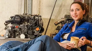 CATAMARAN BUILD – We Define Our Engine Bed Space (MJ Sailing – Ep 206)