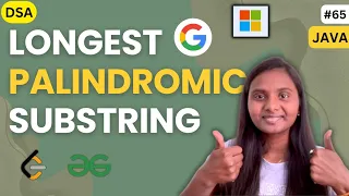 Longest Palindromic Substring STRING LeetCode JAVA DSA