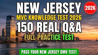New Jersey DMV Permit Practice Test 2026 150 Real C Questions You MUST KNOW