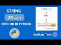 MM Understanding the zfill Function in Python