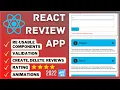React js application from scratch Reactjs Review Application For Beginners
