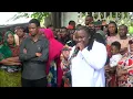 WASANII WA THT WAKIONGOZWA NA MRISHO MPOTO AKIWAFARIJI WAFIWA KWA NYIMBO