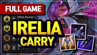 Irelia Carry! (Cybernetic Blademasters Comp) - Teamfight Tactics Full Game | TFT Galaxies | Diamond