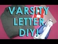 How to Apply Chenille Letters