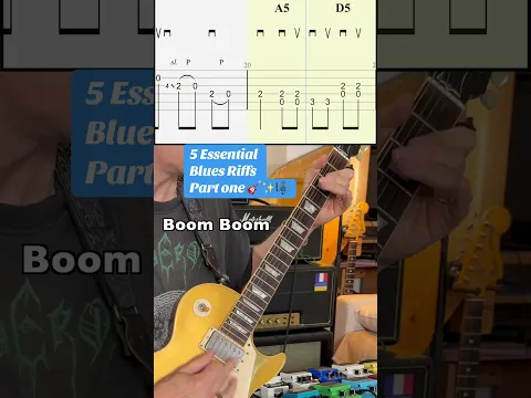 Part One - 5 Essential Blues Riffs guitar tab