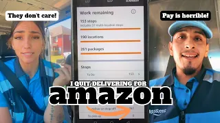 I QUIT MY AMAZON DELIVERY JOB