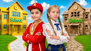 Amistad de rico vs pobre estudiante en la escuela