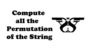 209 Compute all the Permutation of the String with Code Python Loop Recursion Itertools Module