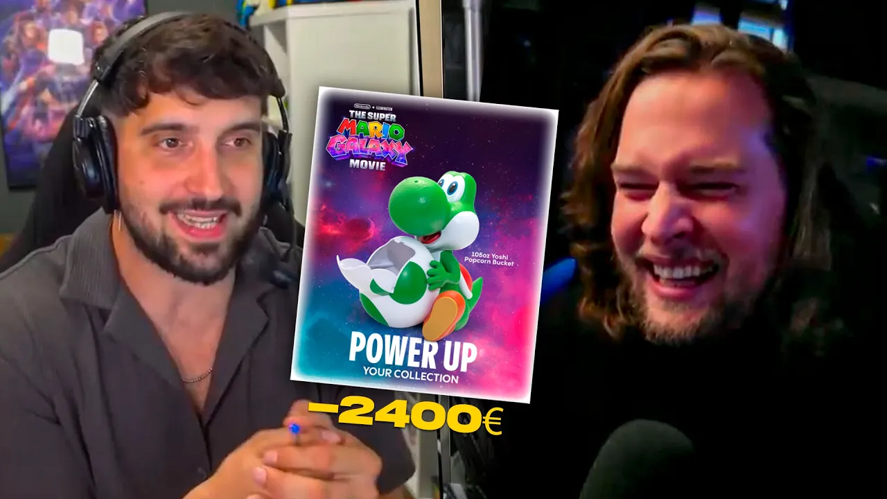 Los FANS de Super Mario Galaxy pierden LA CABEZA por una PALOMITERA de YOSHI - NSB #1