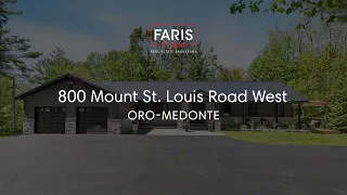 800 Mount St Louis Road West Oro-Medonte Home for Sale Faris Team