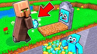 12 Formas de ROBAR DIAMANTES a los ALDEANOS en Minecraft!